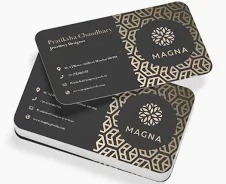 Paper Business Card with QR